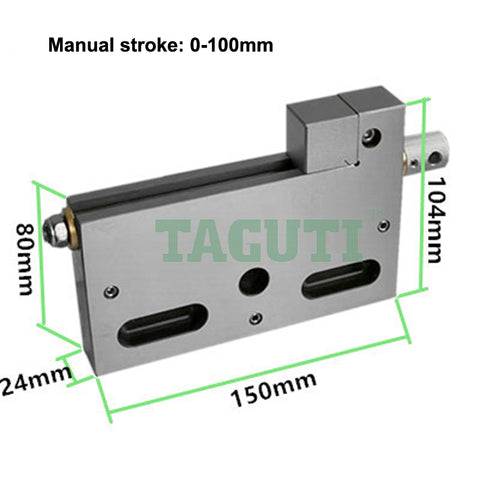 EDM Plain Vice, Stainless Steel Jaw Opening Clamp 0-100mm