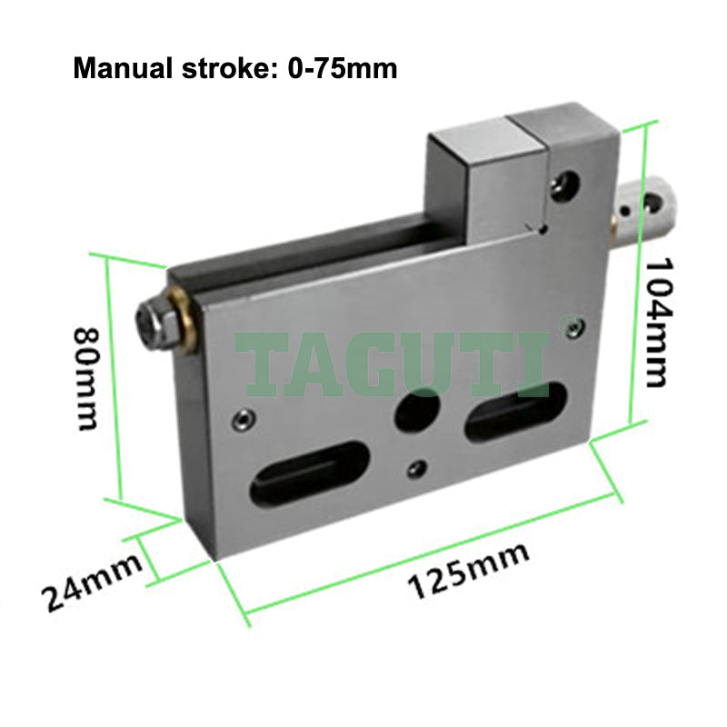 Wire Cut EDM Jig, High Precision Vise Stainless Steel 0-75mm