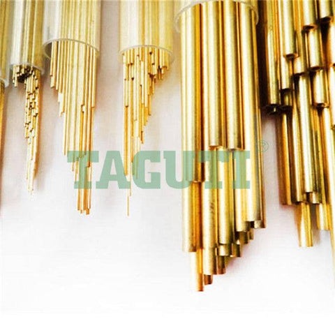 Brass Tube For EDM drilling Pipe Guide Electrode Tubes